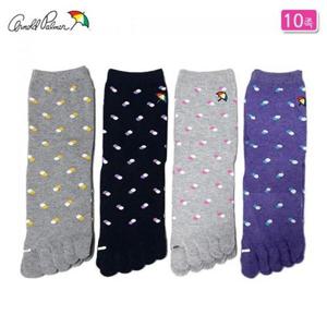 [아놀드파마]여성발가락양말 10켤레 중목도트 AP6905