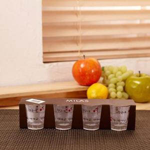 전해라 소주잔 4p 유리컵 술잔 유리잔 소주컵 (W27818E)