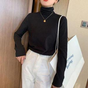 [셀러허브_여성트랜드패션]ONM 부슬기모긴목폴라 기모티 목티 폴라티 이너 긴팔티