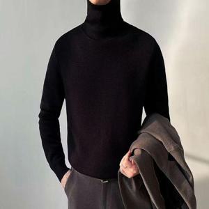 남자티셔츠 남성 겨울 기본 목폴라 터틀넥 목티 긴팔 니트