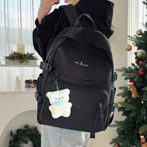 프롬헤븐 호크미 키링 포함 캐주얼 남녀공용 백팩 키링가방