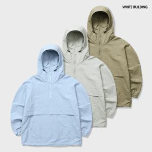 [화이트빌딩]화이트빌딩 남성 바람막이 아노락 윈드러너 우븐 후디