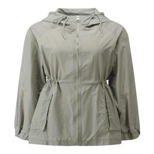 [보니스팍스]허리 스트링 포인트 심플 포켓 긴팔 점퍼 (XO1JJ010L0)