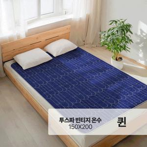 일월 빈티지 온수매트 퀸 분리난방 150x200cm 2인용 일월온수매트