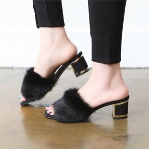 [아나이스]로브레_20fw_5cm 토끼털 뮬