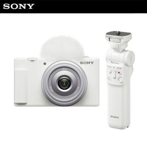 [SONY] 소니 카메라 ZV-1F 화이트 + GP-VPT2BT (블루투스 무선 슈팅그립 삼각대) 패키지 / 브이로그 디지털