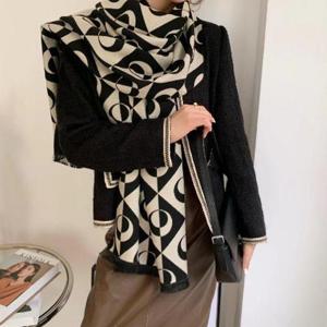 (마카담아)캐시미어 스카프 격자무늬 스카프 스카프[WDC0462] (KSY_WDC0462)