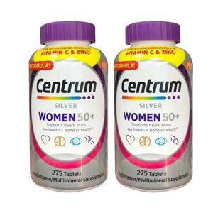 [Centrum] 센트룸 실버 50+ 멀티비타민 275정 50세이상 여성 2개입