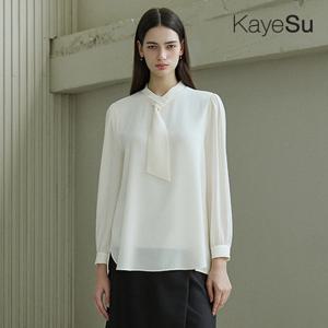 [케이수] 25FW 헤리티지 플리츠 블라우스 4종