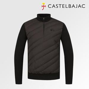 [까스텔바작]남성 남자 집업 구스다운 골프니트 BGBWSW206  BK_CA