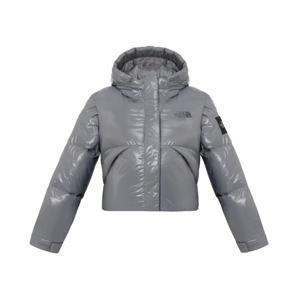W  노스페이스 글로시 엘버런 RDS 다운 자켓 그레이 NJ1DQ81L