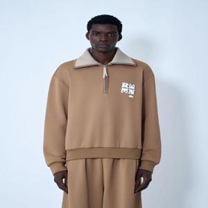 25 FW 라코스테 남성 로고 모티프 집업 맨투맨 TP865463379