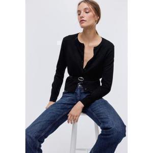 파인니트 가디건 블랙 0579541001