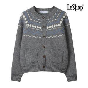 윈터 노르딕 버튼 니트 가디건 (BP9KC022A)