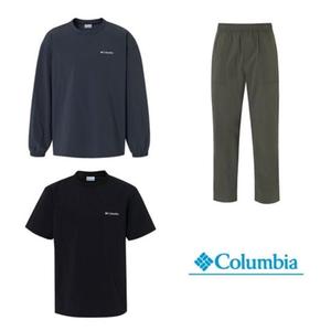 25년 신상 컬럼비아 우븐시리즈 맨투맨/반팔라운드/팬츠 SSG ONLY 혜택가!!