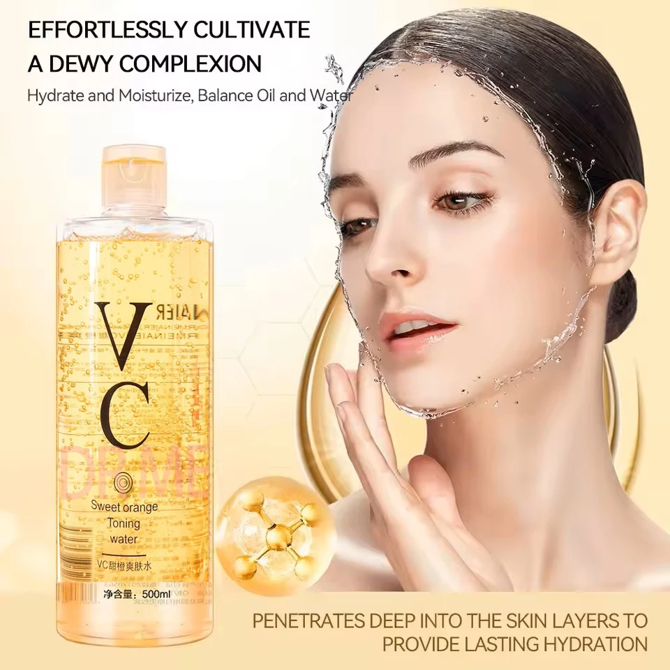 비타민 C 토너 보습 및 상쾌함 건조한 피부 예방 모발 윤기 회복 피부 비자극성 500ml