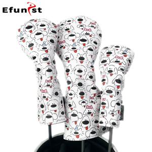 골프 클럽 헤드 커버 골프 우드 헤드 커버 드라이버 페어웨이 하이브리드 방수 보호대 세트 PU 가죽 내구성 골프 우드 커버