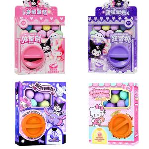 쿨로미 헬로키티 액션 피규어 DIY 에그 트위스팅 머신 서프라이즈 미니 집게 인형 게임기 랜덤박스 장난감 어린이 선물