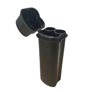 일체형 플립탑 담배 케이스 키트, 라이터 포함 두 개의 구멍으로 간편한 보관 및 휴대용 흡연 액세서리