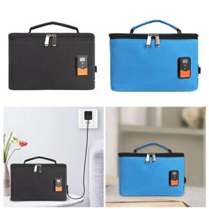 전기 열 간호 아기 우유 따뜻하게 음식 모유 히터 절연 가방 조정 가능한 온도 야외 자동차