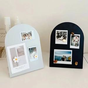 새로운 대용량 데스크탑 메시지 보드 수직 곡선 스토리지 보드 입구 디스플레이 보드 사무실 홈 데스크탑 장식품