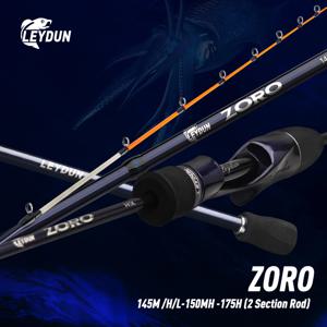 LEYDUN ZORO 라이트 낚싯대 Tianium Tip 오징어 캐스팅 로드 145L/M/H 59g/58g/55g 150MH 68g 175H 63g 오징어 보트 웹풋