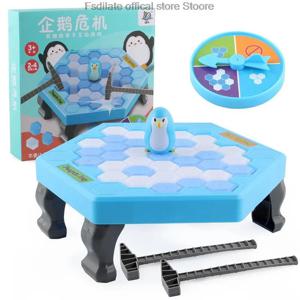 펭귄 깨는 얼음 테이블 게임 부모-자식 대화 형 퍼즐 장난감 어린이를위한 파티 게임 juegos 가족 게임 생일 선물 장난감