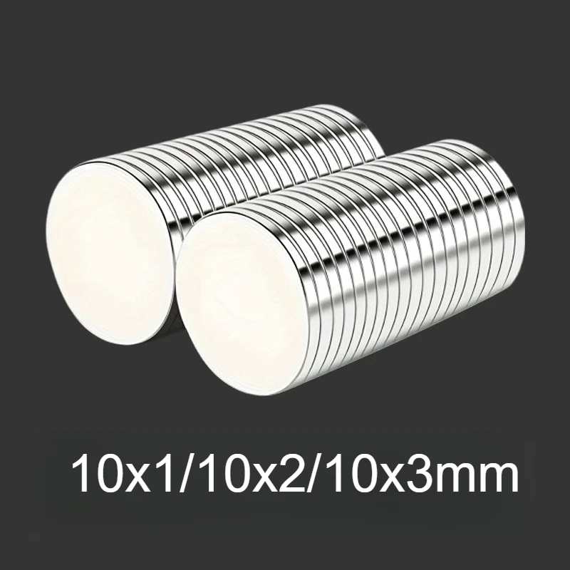 10x1/10x2/10x3mm-20/50/100pcs 사무실에 널리 사용되는 원형 냉장고 자석 DIY 화이트 보드, 주방 도구 보관 네일 아트
