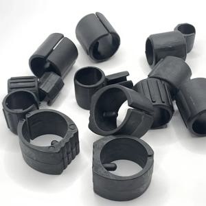 의자 발 튜브 랩 패드, U형 미끄럼 방지, 책상 다리 팁 파이프 클램프, 블랙 플라스틱 상승 행거, 원형 플러그 패드, 22mm, 25mm, 32mm, 10 개