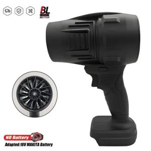 터보 팬 리튬 폭력적인 잎 부는 물 부는 고출력 헤어 드라이어 미니 터보 제트 팬 휴대용 모터(배터리 없음)