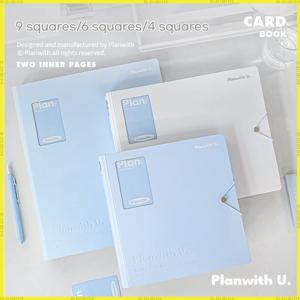 A5/A4 포토카드 바인더 K팝 루즈리프 3인치 4/6/9칸 포토카드 홀더 북 (탄성 스트랩 D링 포토 보관 북)