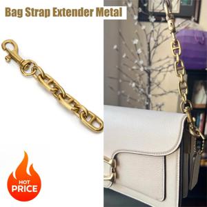코치 숄더 백 용 금속 체인 지갑 스트랩 익스텐더 크로스 바디 백 확장 가능한 핸드백 스트랩 액세서리 핸드백 장식