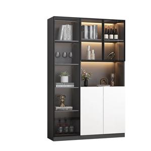 모던 심플 라이트 럭셔리 거실 수납장 이탈리아 유리 도어 와인 캐비닛 식당 캐비닛 다이닝 사이드