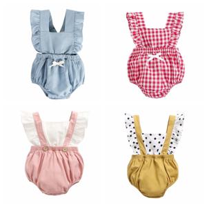 Sanlutoz-공주 여아용 바디 수트, 신생아, 귀여운 여름, 아기 바디 수트, 코튼, 여아 의류