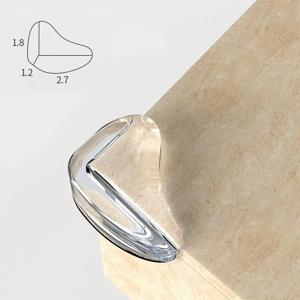 새로운 아기 테이블 코너 보호대, 어린이 실리콘 투명 안전 아기 가구 보안 커버, 2023