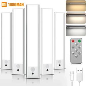 Xiaomi 야간 조명 모션 센서 USB 충전식 벽 램프 무선 LED 라이트 스트립 룸 침대 옆 테이블 캐비닛 조명