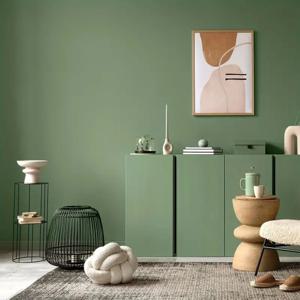 70/80 너비 자체 접착 필름 녹색 매트 두꺼운 스티커 가구 주방 찬장 테이블 벽 DIY 혁신 벽지