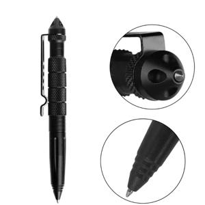자기 방어 펜 휴대용 전술 펜 항공 알루미늄 비상 유리 파괴기 펜 보안 보호 생존 EDC 멀티툴