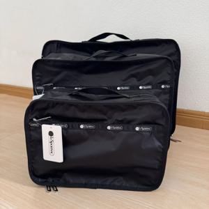 여행용 세면도구 가방 수납 가방 여행 가방 정리 가방 3종 세트 (대형, 중형, 소형) 세탁물 보관 가방 (가정 및 여행용)