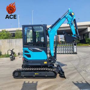 중국산 2.5톤 미니 굴삭기 EPA CE 미니 굴착기 쿠보타 농장 정원용 미니 크롤러 굴삭기 맞춤 제작 가능