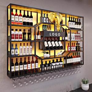 거실 주류 와인 캐비닛 바 선반 보관 상업용 병 와인 랙 클럽 뷔페 Armario Para Vinos 홈 장비
