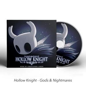 게임 할로우 나이트 크리스토퍼 라킨 음악 CD Gods & Nightmares OST 앨범 2pcs 음악 레코드 코스프레 워크맨 자동차 사운드 트랙 박스