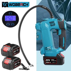 18V 무선 전동 에어 펌프 전기 팽창기 자동차 타이어 공기 압축기 마키타 18V 배터리용 풍선 펌프