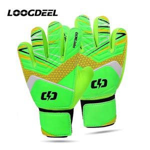 Loogdeel 축구 골키퍼 장갑 축구 훈련 장갑 성인 어린이 두꺼운 미끄럼 방지 축구 손가락 보호 용품
