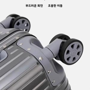 올 알루미늄 마그네슘 합금 기내용 캐리어 유니버설 휠 비밀번호 잠금장치 24인치 여행 가방 가죽 박스
