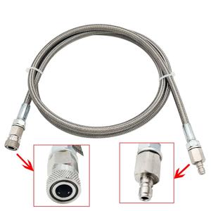 40''/60''/80'' 길이 스테인레스 브레이드 필 휩 페인트볼 PCP용 8MM 빠른 연결 해제 기능이 있는 고압 호스 연장