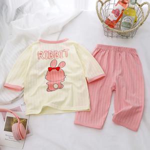 아기 잠옷 세트 면화 어린이 잠옷 유아 긴 소매 아기 Nightwear 잠옷 어린이 만화 Homewear 의류