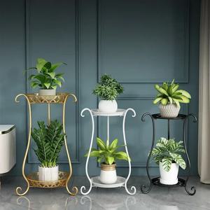 다층 녹색 파인애플 보관 선반, 철, 속이 빈 꽃꽂이, 장면 다용도, 정원 스탠드 실내