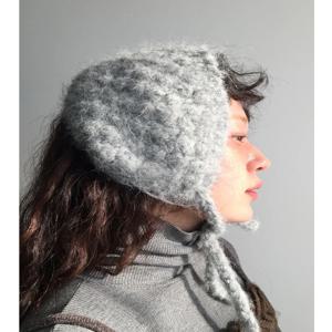 여성용 겨울 니트 귀마개 블로거들이 좋아하는 따뜻함 보호용 타이 달린 귀덮개 패셔너블한 케이블 니트 귀패드