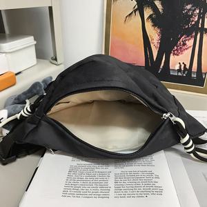 스트리트 스타일 캔버스 백팩 남성 여행 크로스바디 웨이스트 백 캐주얼 옥스포드 천 대형 사이즈 패셔너블 가을 겨울 가방